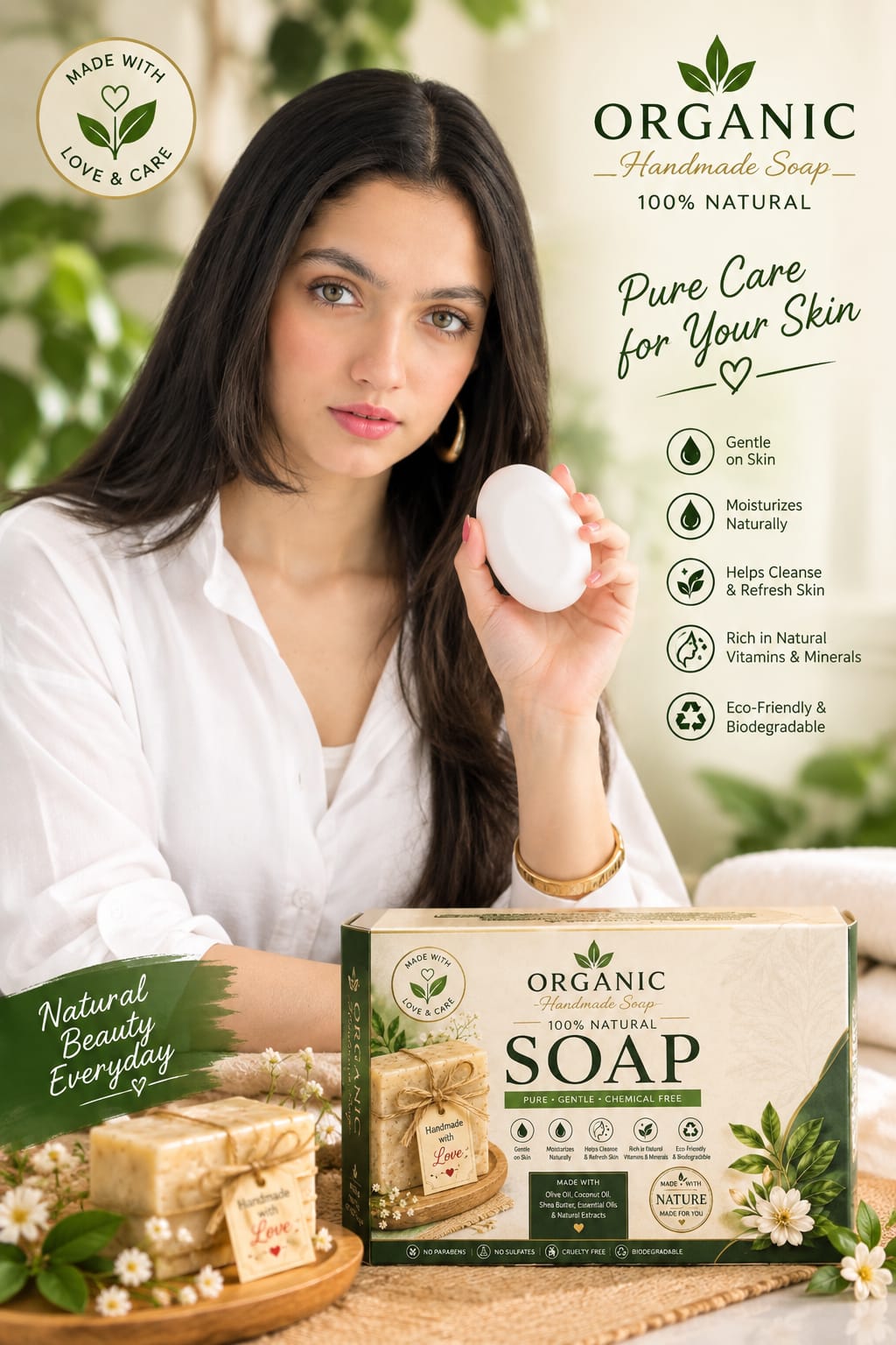 Homemade Whitning Herbal Soap