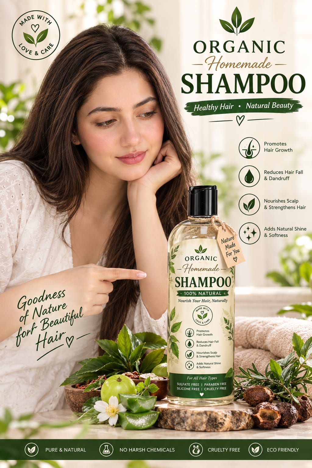 Herbal HOMEMADE Shampoo for Hair growth